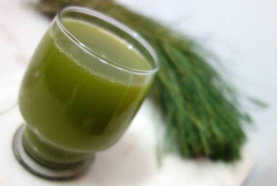 Arugampul Juice (Bermuda Grass Juice)