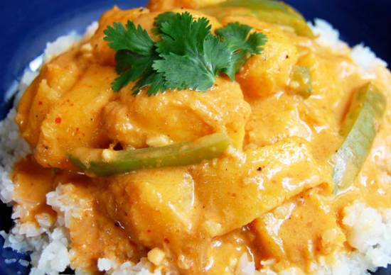Thai Coconut Curry with Chickpeas 1 Thai Coconut Curry