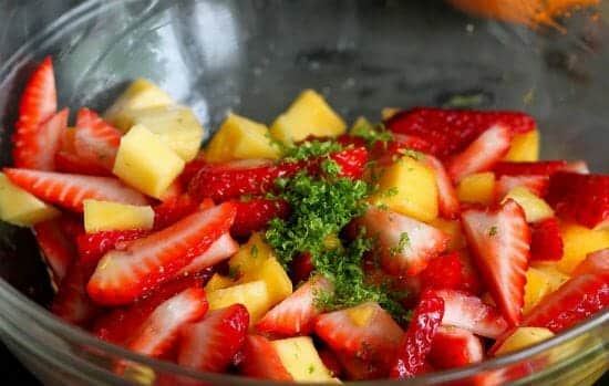 Mango Strawberry Salad