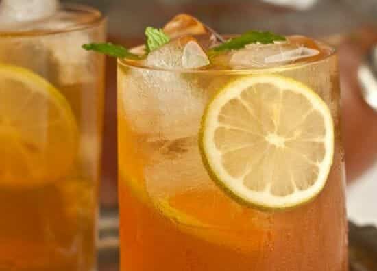 Mint and Ginger Iced Tea
