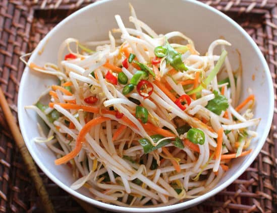 Carrot and Bean Sprout Salad