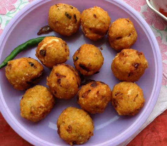 அவல் போண்டா 1 Aval Bonda