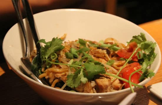Garlic Noodles with Chicken