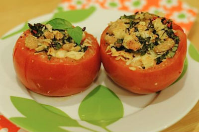 Baked Stuffed Tomatoes