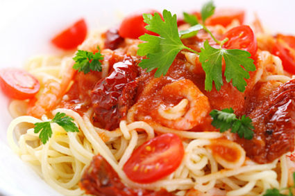 Ginger Tomato Chicken Pasta