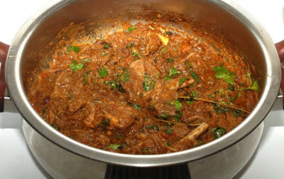 Parsi style Lamb in Tomato Gravy