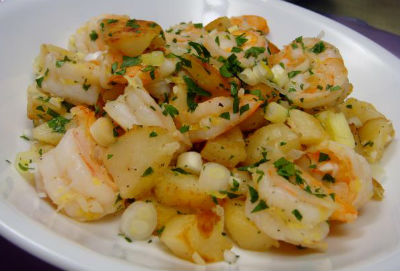 Prawns with Potatoes