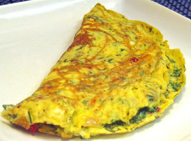 Roasted Tomato and Herb Omelette