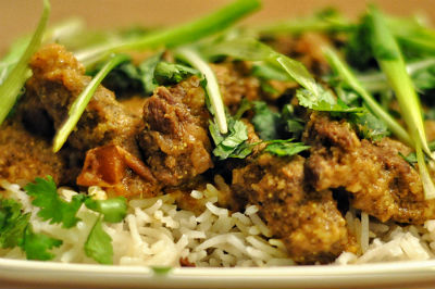 South Indian style Lamb