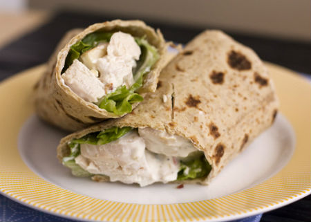 Waldorf Chicken Wrap