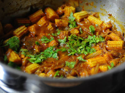 Egg and Baby Corn Masala