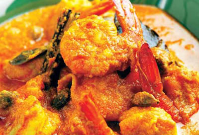 Chingri Malai Prawns