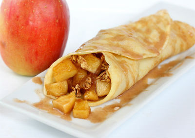 Cinnamon Apple Crepe