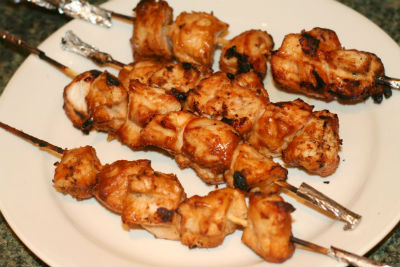 Grilled Chicken Kebabs