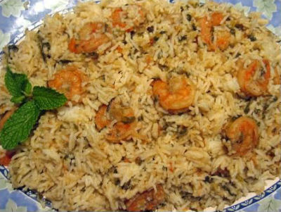 Shrimp Biryani