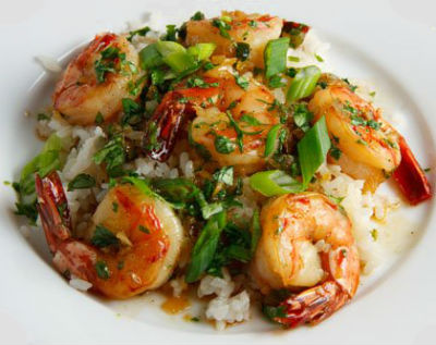 Shrimp in Caramel Sauce