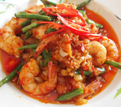 Spicy Lemongrass Prawns