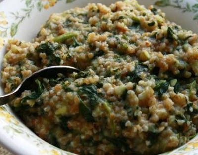 Spinach Pongal