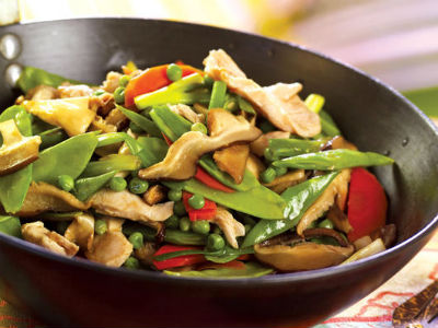 Tamarind Stir-Fried Chicken with Mushrooms