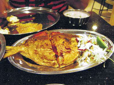 Whole Stuffed Pomfret