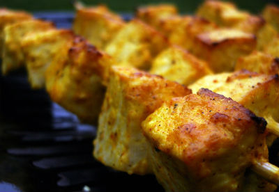 Tandoori Tofu Kebabs