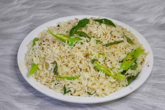 Capsicum Rice Recipe - Awesome Cuisine