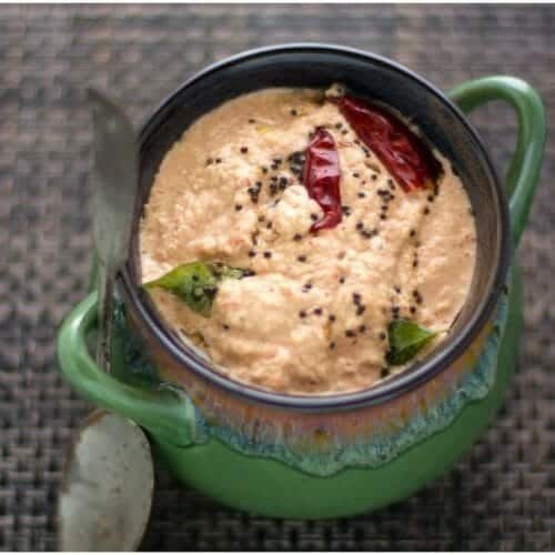 Peanut Chutney (Groundnut Chutney)