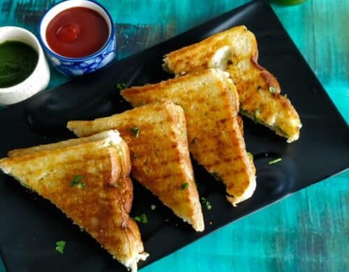 Bread Samosa Sandwich