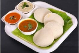 Plain Idli with Homemade Batter