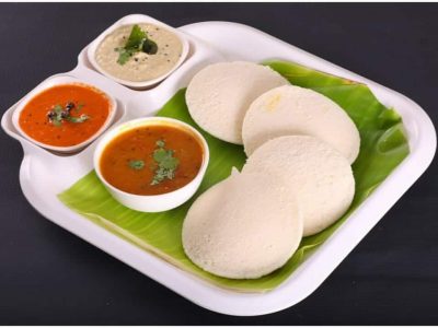 Plain Idli with Homemade Batter