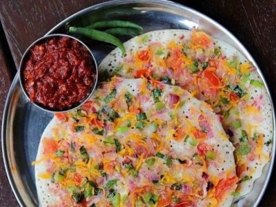 Vegetable Uttapam
