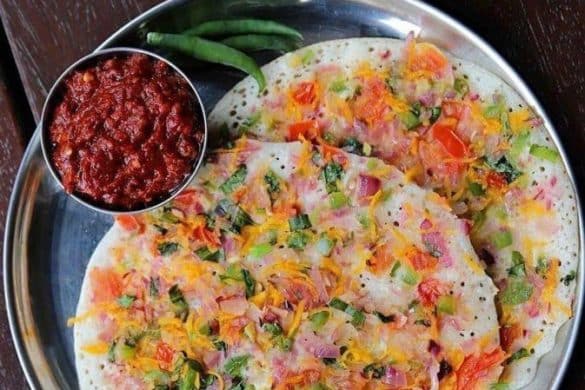 Vegetable Uttapam