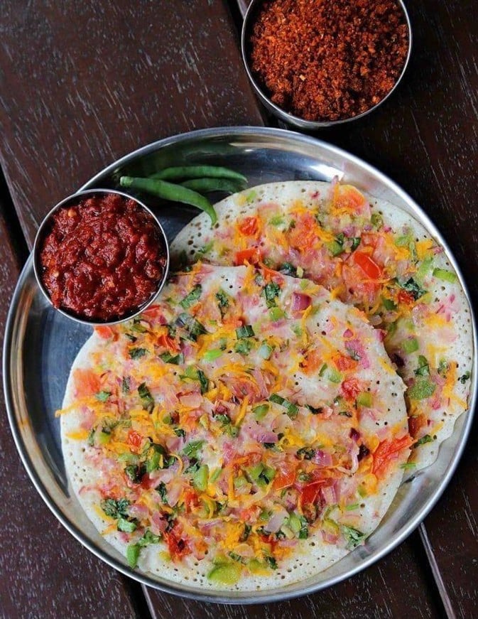 Vegetable Uttapam