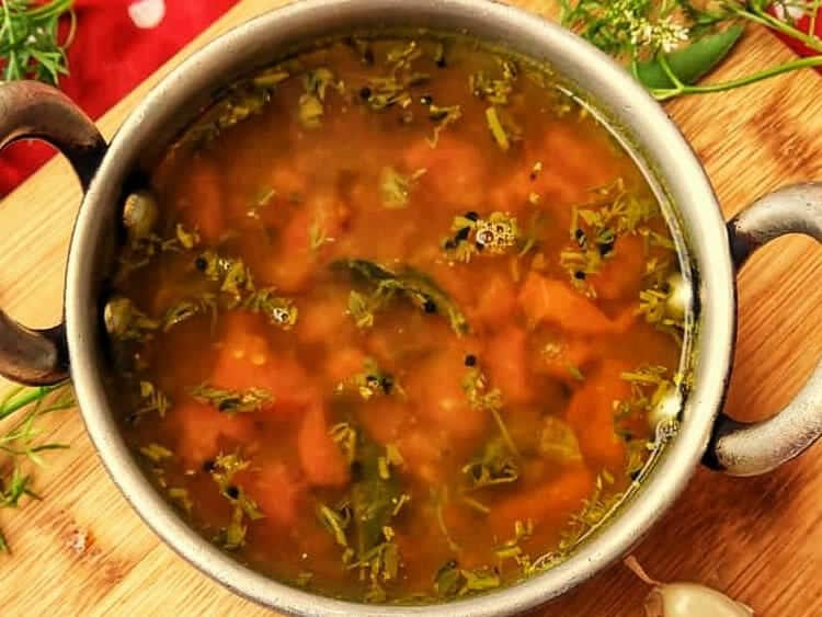 Poondu Rasam (Garlic Rasam)