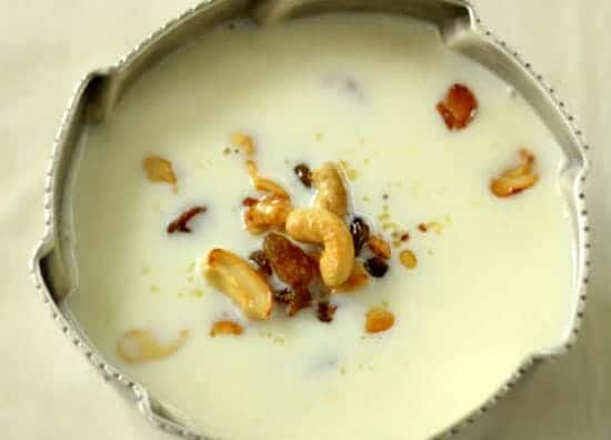 Paal Payasam (Milk Kheer)