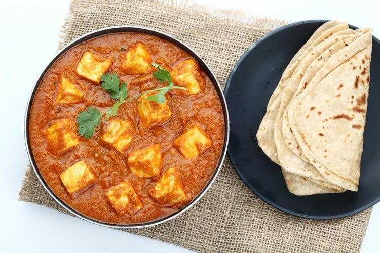 Paneer Butter Masala with Roti