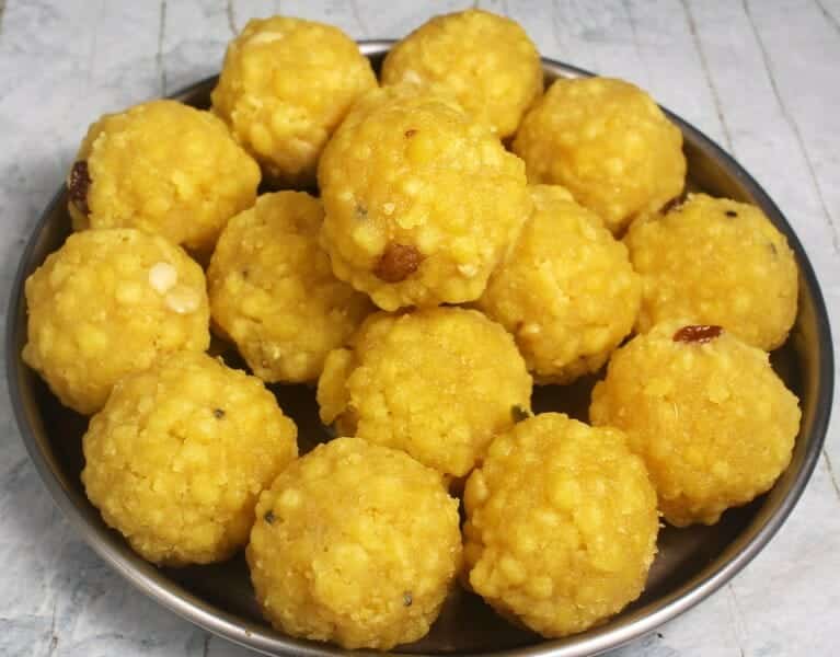 Boondi Laddu Recipe – How to make Boondi Ladoo