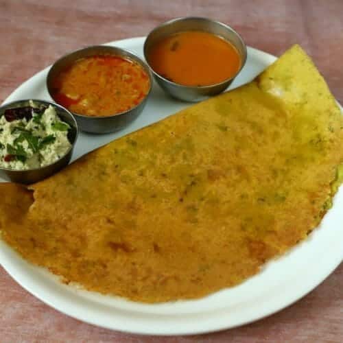 Pesarattu (Green Gram Dosa)