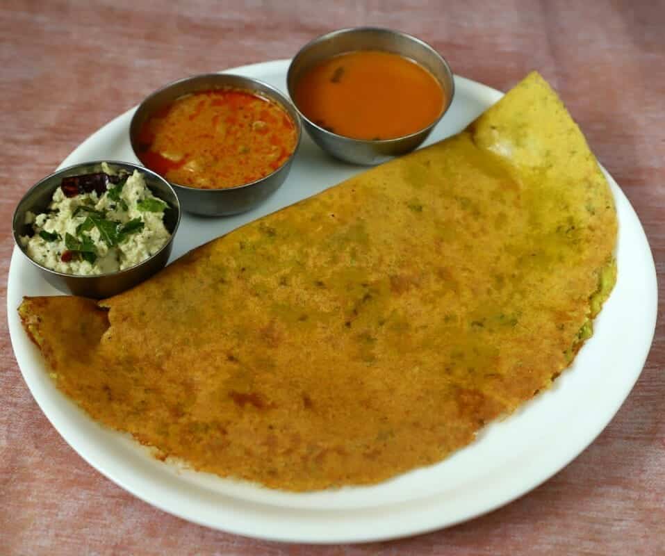 Pesarattu (Green Gram Dosa)