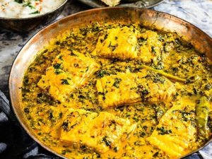 Fish in Methi and Garlic