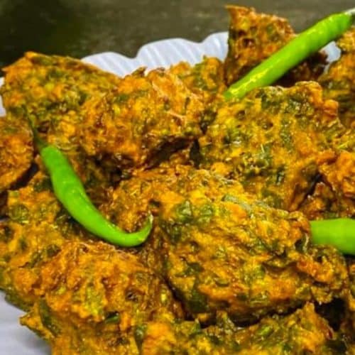 Dry Green Chili Chicken
