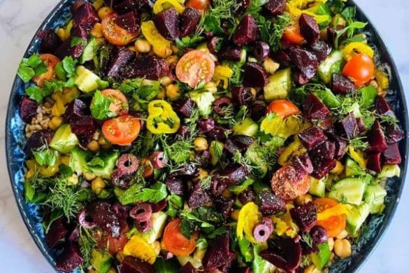 Wholewheat Sprouts Soyabean Salad