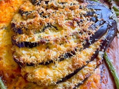 Baked Brinjals in Spicy Gravy