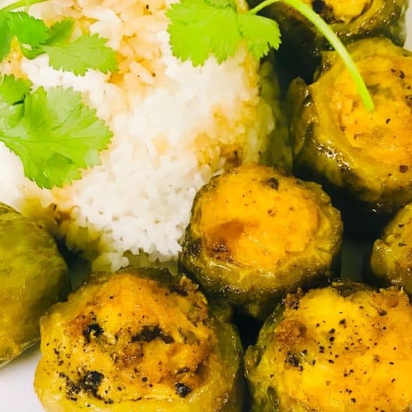 Snake Gourd stuffed with Potatoes Recipe Awesome Cuisine