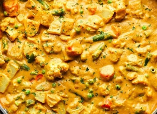 Vegetable Badam Curry
