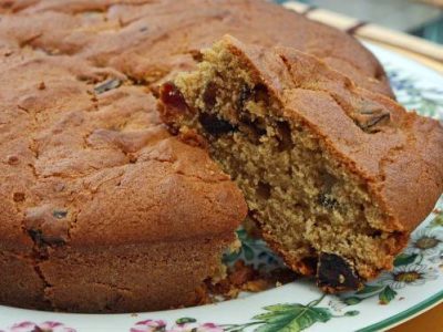 Eggless Dates Cake