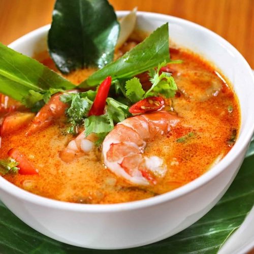 Hot and Sour Thai Prawn Soup