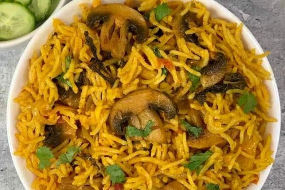 Mushroom Biryani