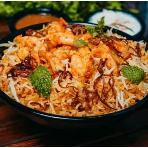 Prawn Biryani (Jhinga Biryani)