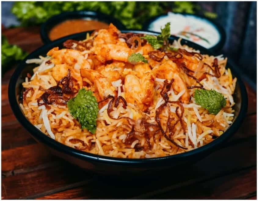 Prawn Biryani (Jhinga Biryani)